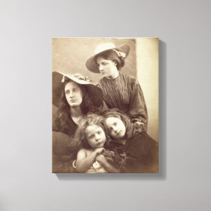 Sommardagar, c.1866 (albumentryck från kollodio) canvastryck