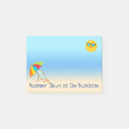 Sommardagar i Sunshine Post-it Notes