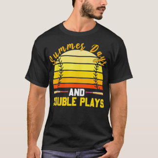 Sommardagar och Dubbla spelar baskiska softball Lo T Shirt