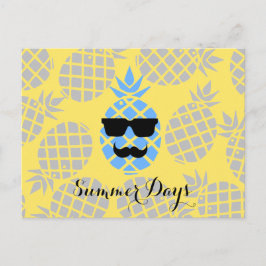 "Sommardagar" vykort för ananas