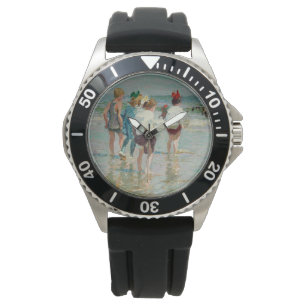 Sommardagen i Brighton Beach (av E.H. Potthast) Armbandsur