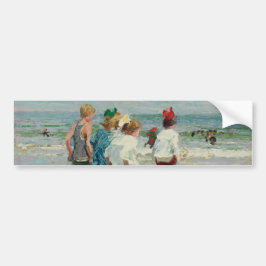 Sommardagen i Brighton Beach (av E.H. Potthast) Bildekal