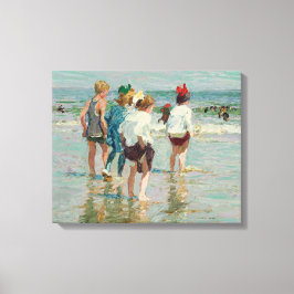 Sommardagen i Brighton Beach (av E.H. Potthast) Canvastryck