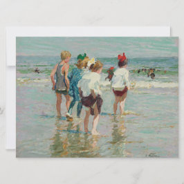 Sommardagen i Brighton Beach (av E.H. Potthast) Kort