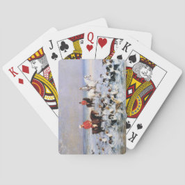 Sommardagen i Cleveland (Hästar och Hound Hundar) Casinokort