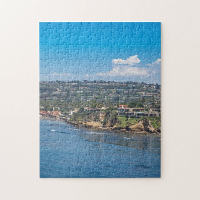 Sommardagen i La Jolla Beach i San Diego, Califor Pussel (Vertikal)