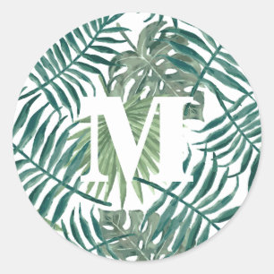 Sommardagen i Monogram Classic Tropical Bassäng Pa Runt Klistermärke