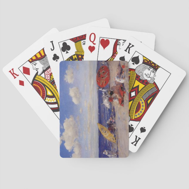 Sommardagen vid havet (Beach Ligcape) Casinokort (Baksidan)