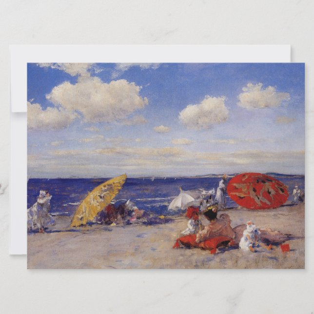 Sommardagen vid havet (Beach Ligcape) Kort (Framsida)