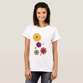 SommarDaisyns Blommigt Kvinnor T Shirt