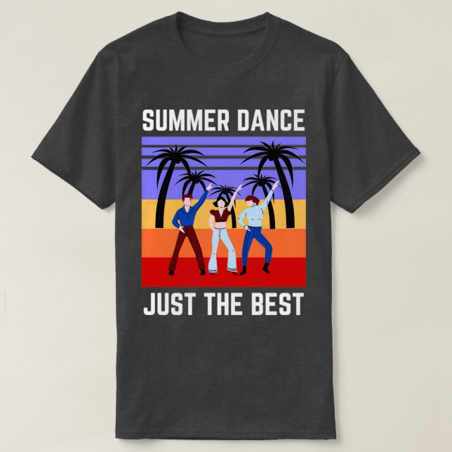 Sommardance är det bästa t shirt (Design framsida)
