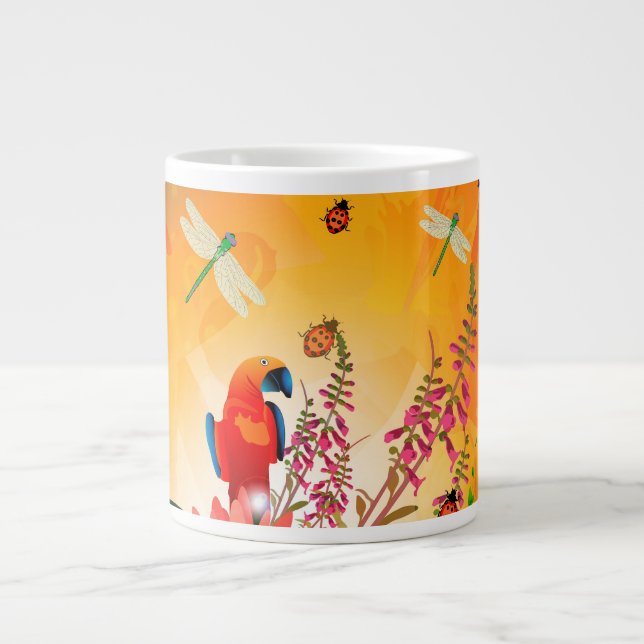 Sommardesign Jumbo Mugg (Framsidan)