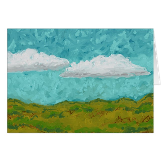 Sommardimma Hälsningskort (Framsidan Horizontal)