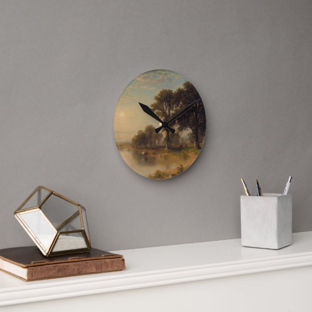 Sommareftermiddag (1865) - Rund klocka (Kontor)