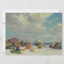 Sommareftermiddagen om stranden kort