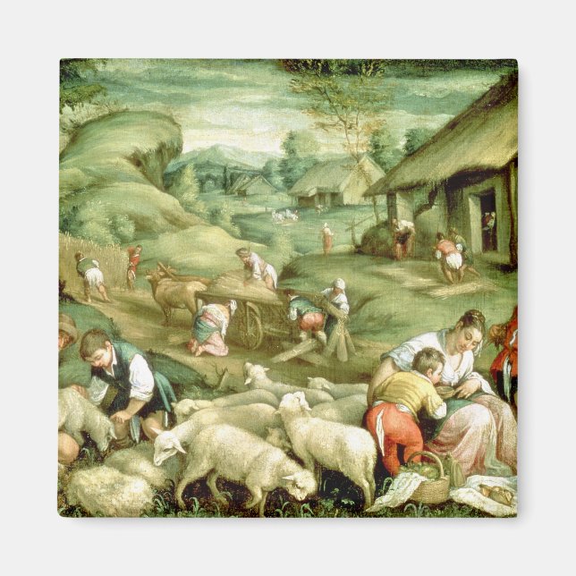 Sommaren, 1570-80 magnet (Framsidan)