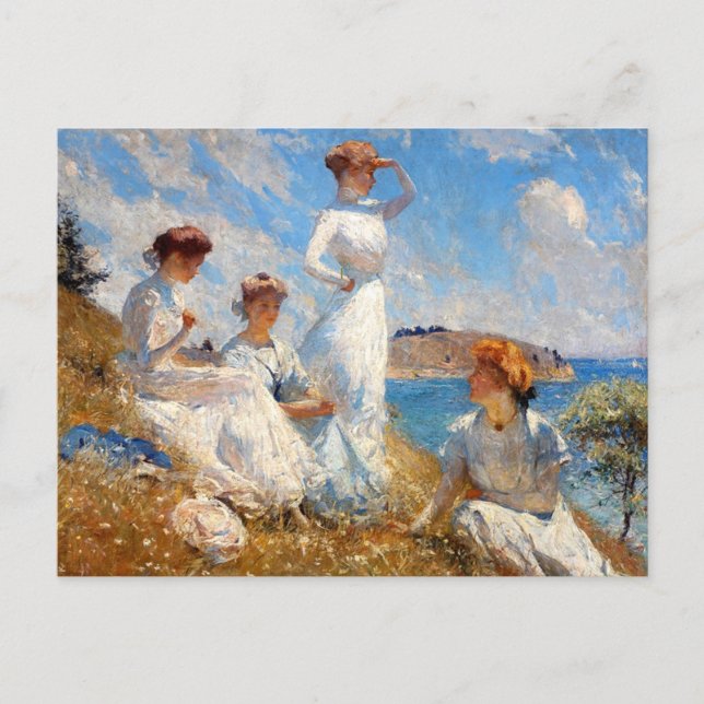 Sommaren 1909 vykort (Framsida)