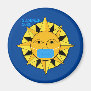 Sommaren 2020-rundmagneten magnet