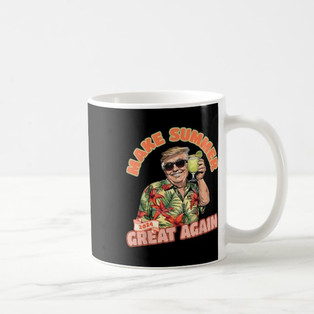 Sommaren 2024 Underbart igen Donald Trump Vacation Kaffemugg (Höger)