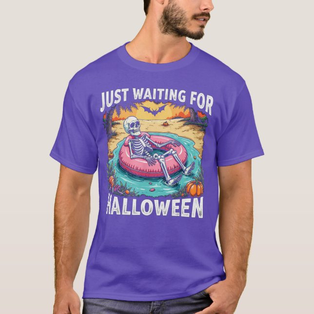 Sommaren 2025: Spooky Skeleton väntar bara på T Shirt (Framsida)