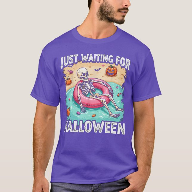 Sommaren 2025: Spooky Skeleton väntar bara på T Shirt (Framsida)