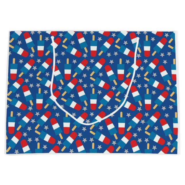 Sommaren 4 juli Patriotic Popsicles (Framsidan)