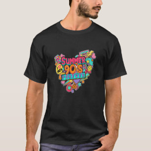 Sommaren 90 är en Hej sommar Vibes Summertim T Shirt