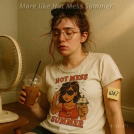 Sommaren är en het röra T-shirt – Funky Indie Kaos