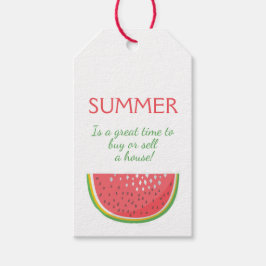 Sommaren är en söt tid att sälja ett hus presentetikett
