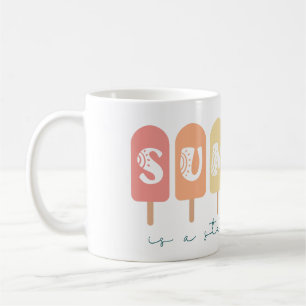 Sommaren är ett sinnestillstånd - Ice Cream Popsic Kaffemugg