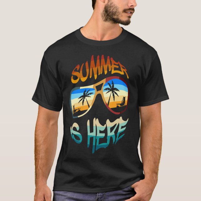 Sommaren är här t shirt (Framsida)