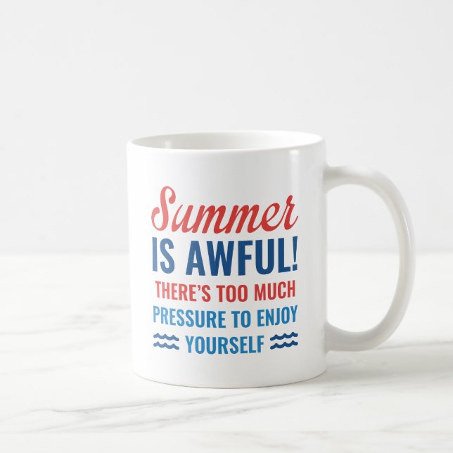 Sommaren är Hemskt Kaffemugg (Höger)