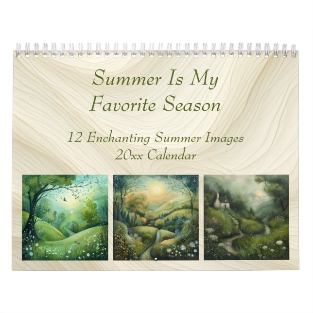 Sommaren är min favoritsäsong kalender (Omslag)