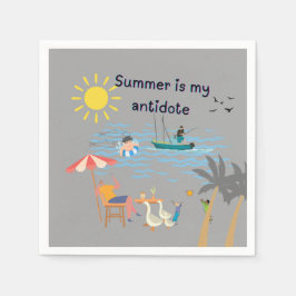 Sommaren är min motgift pappersservett