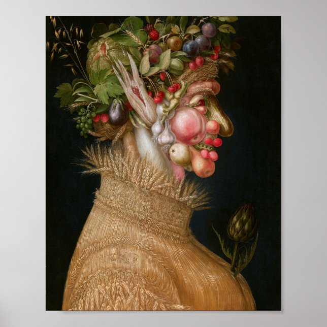 Sommaren, Arcimboldo Poster (Framsidan)