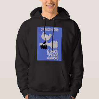 Sommaren av kärlek Vintage Musikfestival Hoodie