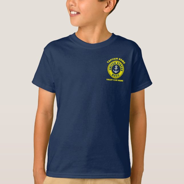 Sommaren av marinens blå Anchor T Shirt (Framsida)