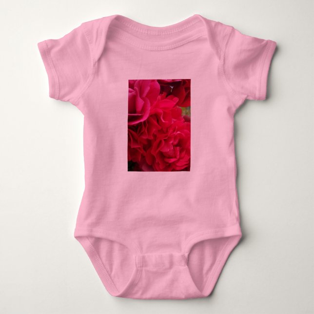 Sommaren Baby Ro Flower T Shirt (Framsida)