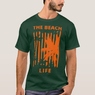 Sommaren Beach Life Summertime Roligt Time Roligt T Shirt