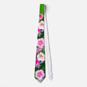 Sommaren blommar brölloptien slips
