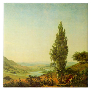 Sommaren, Caspar David Friedrich, Kakelplatta