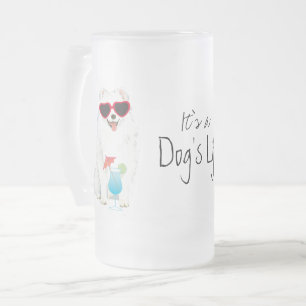 Sommaren Eskie Frostat Ölglas