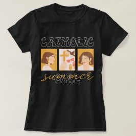 Sommaren för den saints-katolska flickan Sommaren T Shirt