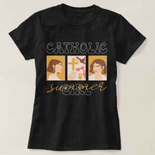 Sommaren för den saints-katolska flickan Sommaren T Shirt