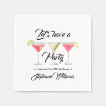 Sommaren för kvinnors cocktail 50:e födelsedagsfes