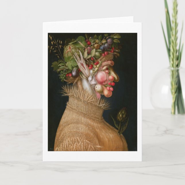Sommaren, Giuseppe Arcimboldo, 1573 Kort (Framsida)