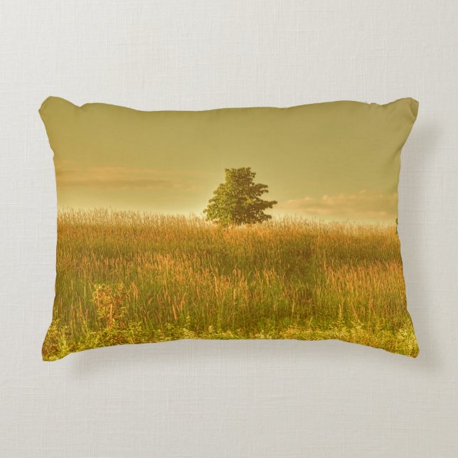 Sommaren i ängen prydnadskudde (Framsidan)