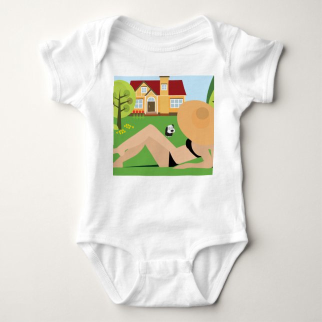 Sommaren i byn t shirt (Framsida)