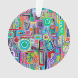 Sommaren i staden Akryla Ornament