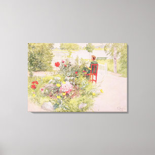 Sommaren i Sundborn 1913, från en kommersiell prin Canvastryck